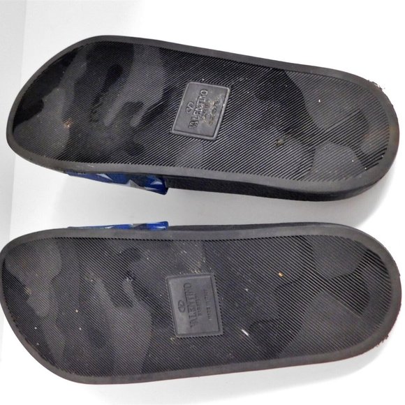 Valentino Blue Stars‎ Rubber Slide Sandals 38 - Picture 4 of 4